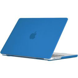 Mobigear Matte MacBook Pro 14 Inch (2021-2025) Hoes Hardshell Laptopcover MacBook Case - Donkerblauw - Model A2442 / A2779 / A2918 / A2992 / A3401 / A3112 / A3434