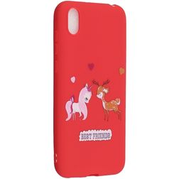 Mobigear Design HONOR 8S Hoesje Flexibel TPU Backcover - Lovers