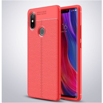 Mobigear Luxury Xiaomi Mi 8 SE Hoesje Flexibel TPU Backcover - Rood
