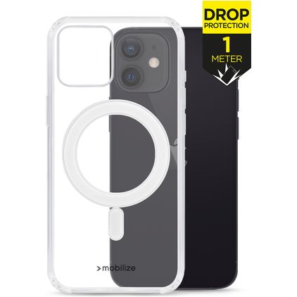 Mobilize Naked Protection Doorzichtig iPhone 12 MagSafe Hoesje Hardcase Backcover Shockproof - Transparant