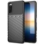 Mobigear Groove Sony Xperia 10 III Hoesje Flexibel TPU Backcover - Zwart