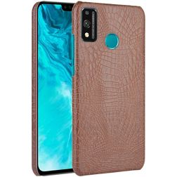Mobigear Croco HONOR 9X Lite Hoesje Hardcase Backcover - Bruin