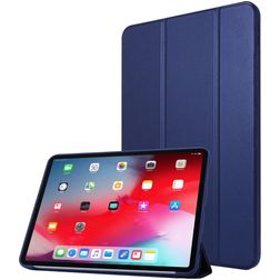 Mobigear Tri-Fold Gel iPad Pro 11 Inch (2022) Hoes TPU / Kunstleer Bookcase - Blauw