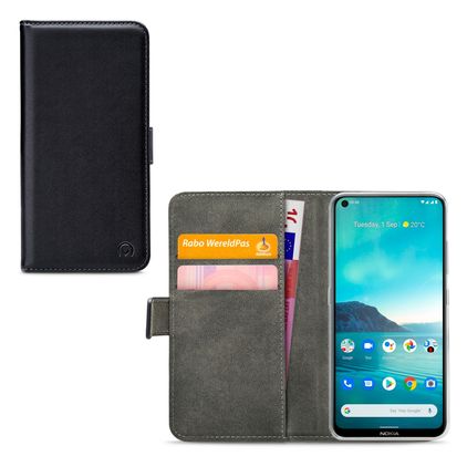 Mobilize Classic Gelly Wallet Nokia 3.4 Hoesje Bookcase Portemonnee - Zwart