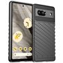 Mobigear Groove Google Pixel 7a Hoesje Flexibel TPU Backcover - Zwart