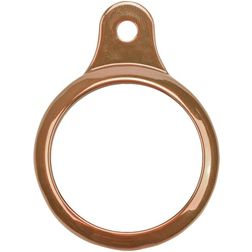 Mobigear Keychain Ring Apple AirTag Hoesje Flexibel TPU Sleutelhanger - Roségoud