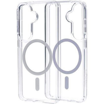 Mobiparts Hardcover Doorzichtig Samsung Galaxy S26 MagSafe Hoesje Hardcase Backcover - Transparant