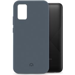 Mobilize Rubber Gelly Samsung Galaxy A02s Hoesje Flexibel TPU Backcover - Matt Blue