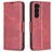 Mobigear Excellent Samsung Galaxy S24 Plus Hoesje Bookcase Portemonnee - Rood