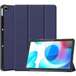 Mobigear Tri-Fold Realme Pad 10.4 (2021) Hoes Bookcase - Donkerblauw
