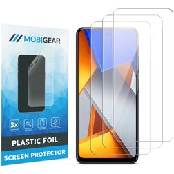 Mobigear POCO M4 Pro 4G Screenprotector Folie - Case Friendly (3-Pack)