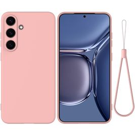 Mobigear Rubber Touch Samsung Galaxy S25 FE Siliconen Hoesje Backcover - Roze Mobigear Rubber Touch Samsung Galaxy S25 FE Siliconen Hoesje Backcover - Roze