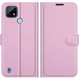 Mobigear Classic Realme C21 Hoesje Bookcase Portemonnee - Roze