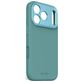 Decoded iPhone 17 Pro Siliconen Hoesje Backcover - Retro Blue