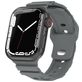 Mobigear Sport Armor Siliconen Apple Watch Bandje Druksluiting - 42/41/40/38 mm - Grijs
