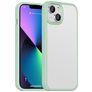 Mobigear Crystal iPhone 14 Plus Hoesje Hardcase Backcover Shockproof - Transparant / Groen