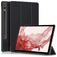 Mobigear Tri-Fold Samsung Galaxy Tab S9 Plus Hoes Bookcase + Stylus Houder - Zwart