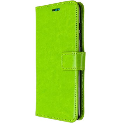 Mobigear Wallet Samsung Galaxy A51 Hoesje Bookcase Portemonnee - Groen