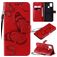 Mobigear Butterfly Samsung Galaxy A21s Hoesje Bookcase Portemonnee - Rood