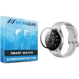 Mobigear Xiaomi Watch 2 Screenprotector Folie - Case Friendly - Zwart