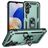 Mobigear Armor ring Samsung Galaxy A16 Hoesje Hardcase Backcover Shockproof met Ringhouder - Groen