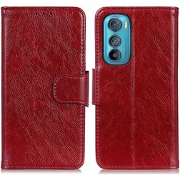 Mobigear Classy Motorola Edge 30 Hoesje Bookcase Portemonnee - Rood