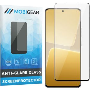 Mobigear Premium Xiaomi 13 Pro Glazen Screenprotector - Case Friendly - Zwart