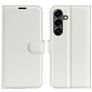 Mobigear Classic Samsung Galaxy S25 FE Hoesje Bookcase Portemonnee - Wit
