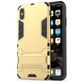 Mobigear Armor Stand iPhone XS Max Hoesje Hardcase Backcover Shockproof met Standaard - Goud