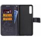 Mobigear Clover Samsung Galaxy A7 (2018) Hoesje Bookcase Portemonnee - Zwart