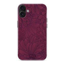 MIO iPhone 16 Plus MagSafe Hoesje Hardcase Backcover - Berry Blooms