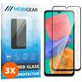 Mobigear Premium Samsung Galaxy M33 Glazen Screenprotector - Case Friendly - Zwart (3-Pack)