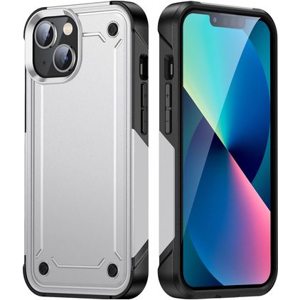 Mobigear Slim Armor iPhone 14 Plus Hoesje Hardcase Backcover Shockproof - Wit