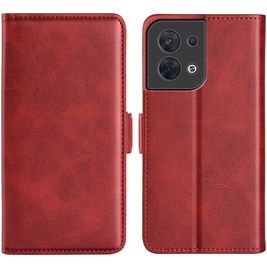 Mobigear Slim Magnet OPPO Reno 8 5G Hoesje Bookcase Portemonnee - Rood