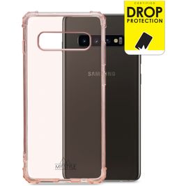 My Style Protective Flex Samsung Galaxy S10 Plus Hoesje Flexibel TPU Backcover Shockproof - Soft Pink