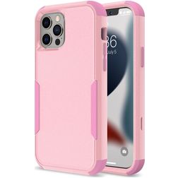 Mobigear Ultra Tough iPhone 14 Plus Hoesje Hardcase Backcover Shockproof - Roze