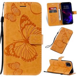 Mobigear Butterfly iPhone 11 Hoesje Bookcase Portemonnee - Cognac