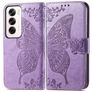 Mobigear Butterfly OPPO Reno 12 Pro Hoesje Bookcase Portemonnee - Paars