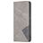 Mobigear Rhombus Slim OPPO A76 Hoesje Bookcase - Grijs