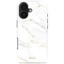 MIO iPhone 17 MagSafe Hoesje Hardcase Backcover - White Marble