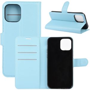 Mobigear Classic iPhone 12 Pro Hoesje Bookcase Portemonnee - Blauw