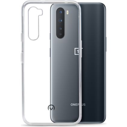 Mobilize Gelly Doorzichtig OnePlus Nord Hoesje Flexibel TPU Backcover - Transparant