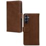 Mobilize Wallet Samsung Galaxy A05s Hoesje Echt Leer Bookcase Portemonnee - Bruin
