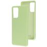 Mobiparts Samsung Galaxy A72 Siliconen Hoesje Backcover - Pistache Green