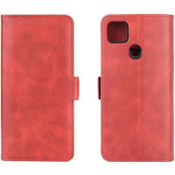 Mobigear Slim Magnet Xiaomi Redmi 9C Hoesje Bookcase Portemonnee - Rood