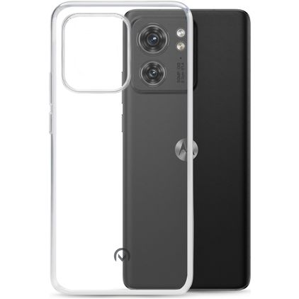 Mobilize Gelly Doorzichtig Motorola Edge 40 Hoesje Flexibel TPU Backcover - Transparant