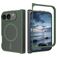 Mobigear Shockproof iPhone Duo MagSafe Hoesje Hardcase Backcover - Donkergroen
