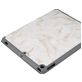 Mobigear Tri-Fold Marble iPad 7 (2019) Hoes Bookcase + Stylus Houder - Wit