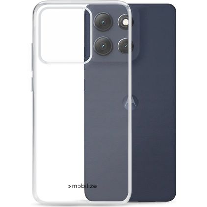 Mobilize Gelly Case Doorzichtig Motorola Moto G86 Power Hoesje Flexibel TPU Backcover - Transparant