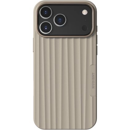 Nudient Bold iPhone 17 Pro Max MagSafe Hoesje Hardcase Backcover - Linen Beige